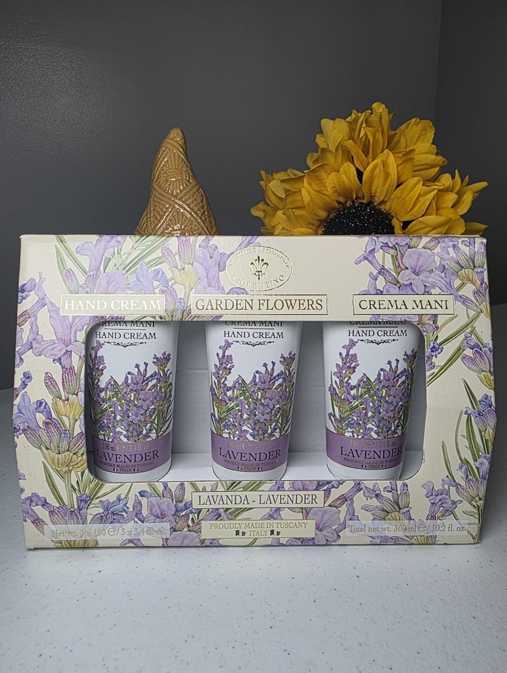 Kohl's Lavender Garden Flowers Hand Cream Trio